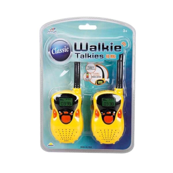 Sunman Walkie Talkie Klasik Sarı Lacivert S0000037