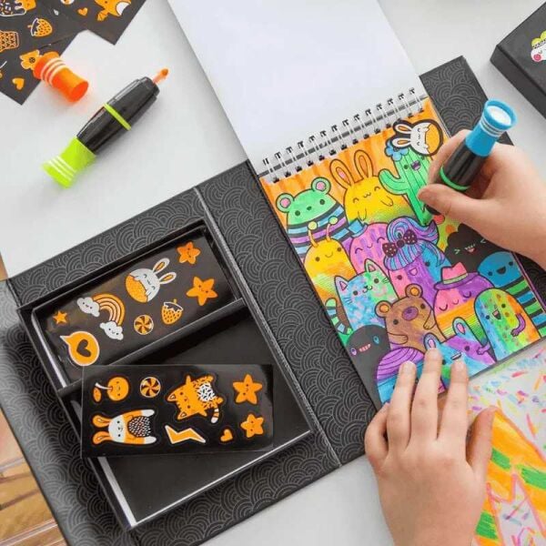 Isabel Neon Boyama Seti Glow Friends