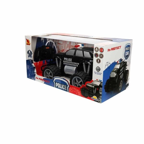 Sunman 1:18 Işıklı Polis Arabası Işıklı S00080022