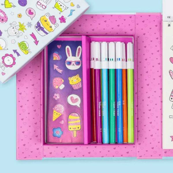 Isabel Çıkartmalı Boyama Seti Little Cuties