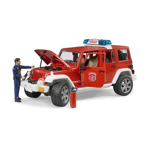 Bruder Jeep Wrangler Rubicon İtfaiye ve İtfaiyeci BR02528