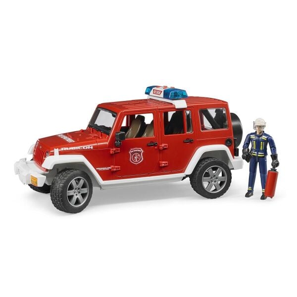 Bruder Jeep Wrangler Rubicon İtfaiye Ve İtfaiyeci BR02528