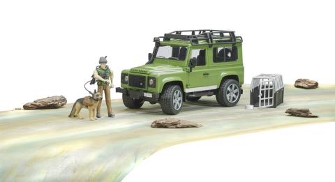 Bruder Land Rover Arazi Aracı Orman Bekçisi Köpek BR02587