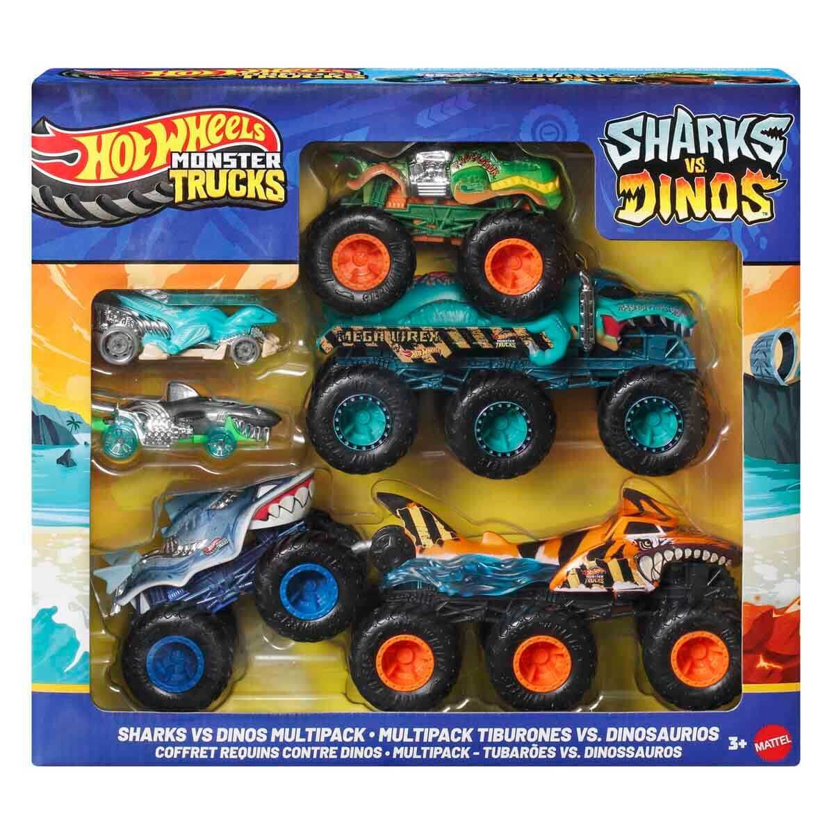 Mattel HW Monster Trucks Sharks Dinos