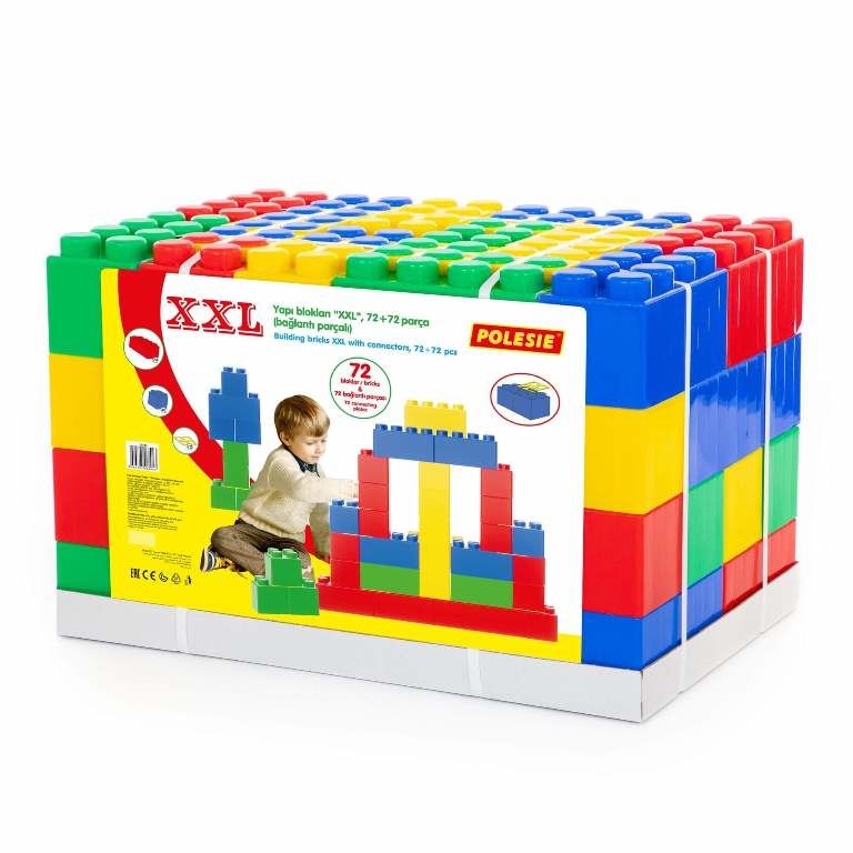 Polesie Yapı Blokları XXL 72+72 Parça 68040