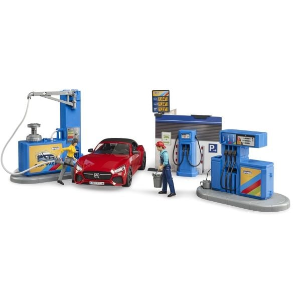 Bruder Benzin İstasyonu Ve Oto Yıkama BR62111