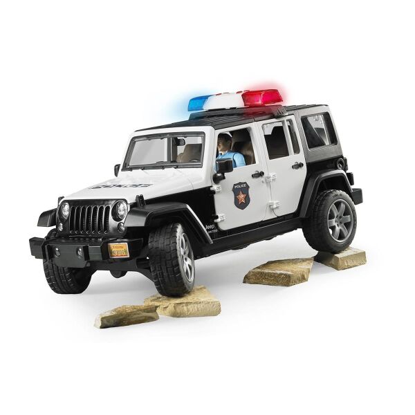 Bruder Jeep Wranger U.R. Polis Aracı Ve Memur BR02526