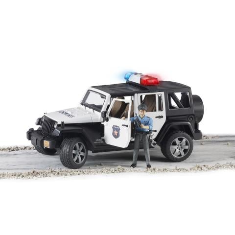 Bruder Jeep Wrangler UR Polis Aracı Ve Memur BR02526