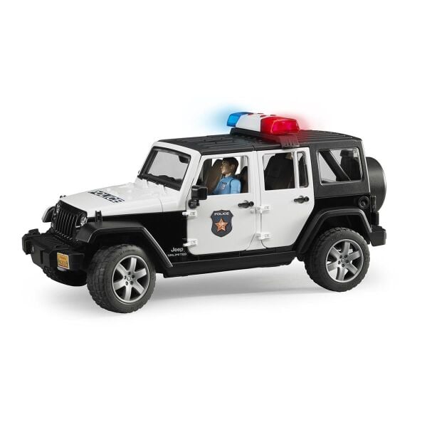 Bruder Jeep Wranger U.R. Polis Aracı Ve Memur BR02526