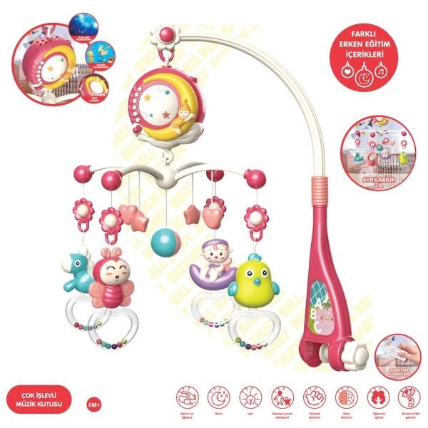 Vardem Isıklı Muzıklı Kumandalı Bebek Donencesı