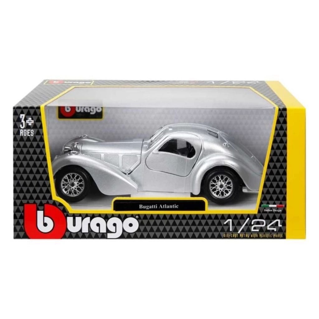 Sunman 1:24 Bugatti Atlantic Gümüş S00022092