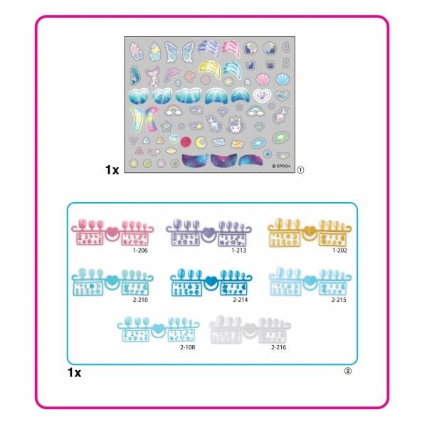 Adore Aquabeads Sihirli Atlar ve Yıldızlar Yedek Tırnak Paketi