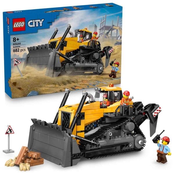 Lego City Sarı Buldozer İnşaat Sahası