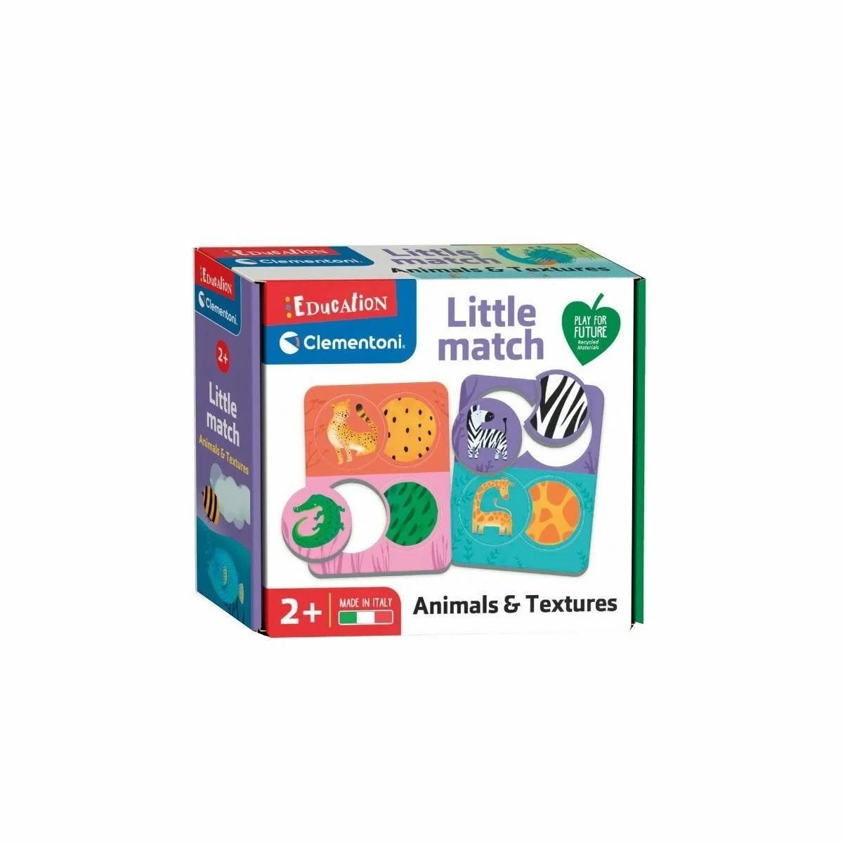 Clementoni Little Match Hayvanlar ve Dokular 16719