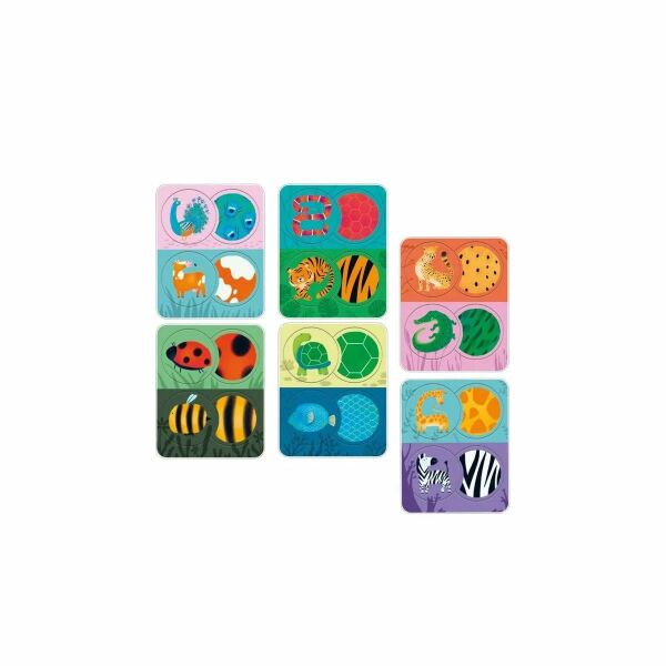 Clementoni Little Match Hayvanlar ve Dokular 16719