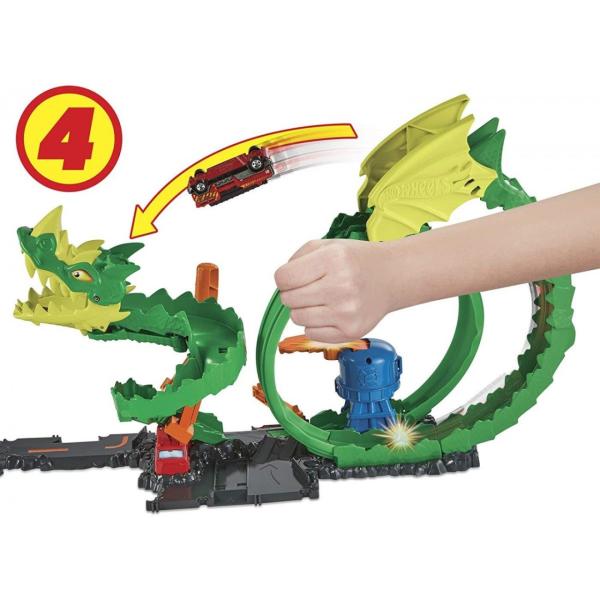 Mattel Hot Wheels Ejderha ile Müdacele Pisti HDP03