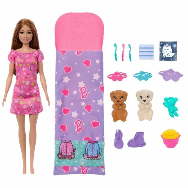 Mattel Barbie ve Köpekçikleri Pijama Partisi HXN01