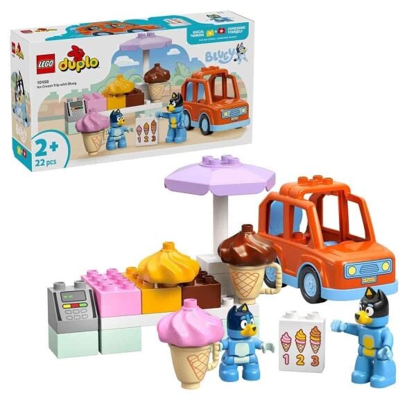 Lego Duplo Bluey Dondurma Gezisi LED10458