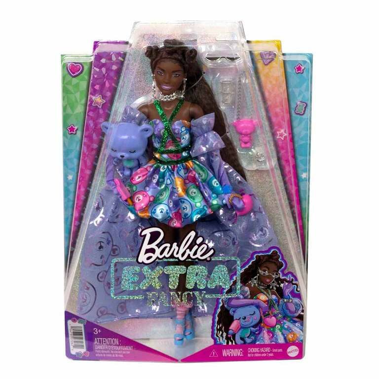 Mattel Barbie Extra Fancy Mor Kostümlü  HHN13