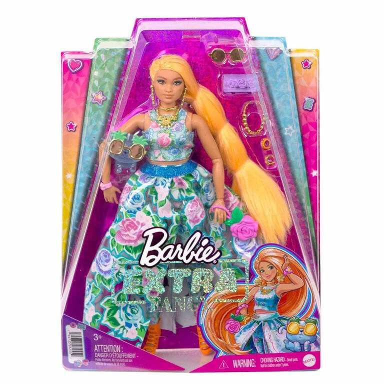 Mattel Barbie Extra Fancy Çiçekli Kostümlü HHN14