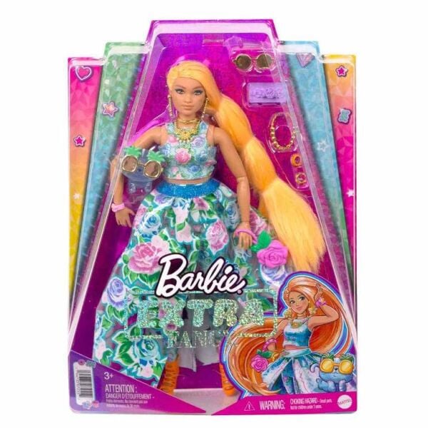 Mattel Barbie Extra Fancy Çiçekli Kostümlü HHN14