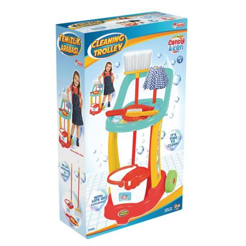 Dede Candy & Ken Temizlik Arabası 01965