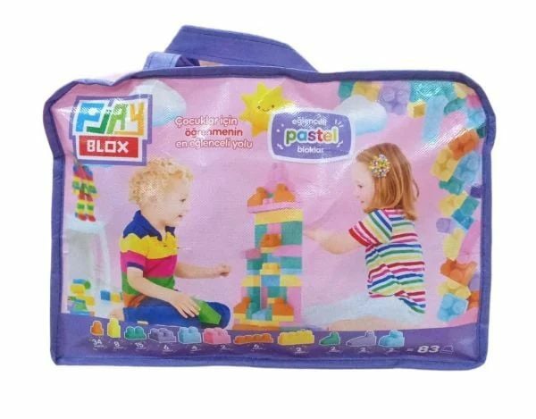 Toru Play Blox Pastel 107 Parça Çantalı 2977