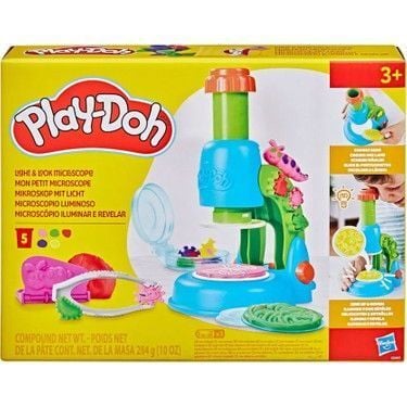 Hasbro Play-Doh İşikli Mikroskop Oyun Seti G0494