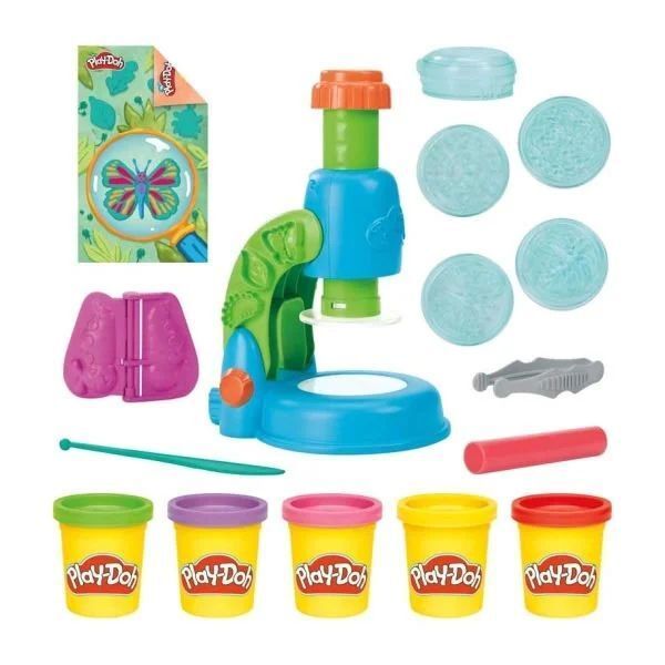 Hasbro Play-Doh İşikli Mikroskop Oyun Seti G0494