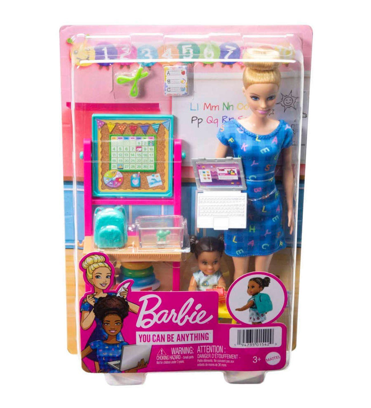 Mattel Barbie Oyun Setleri Öğretmen Sarı HCN19