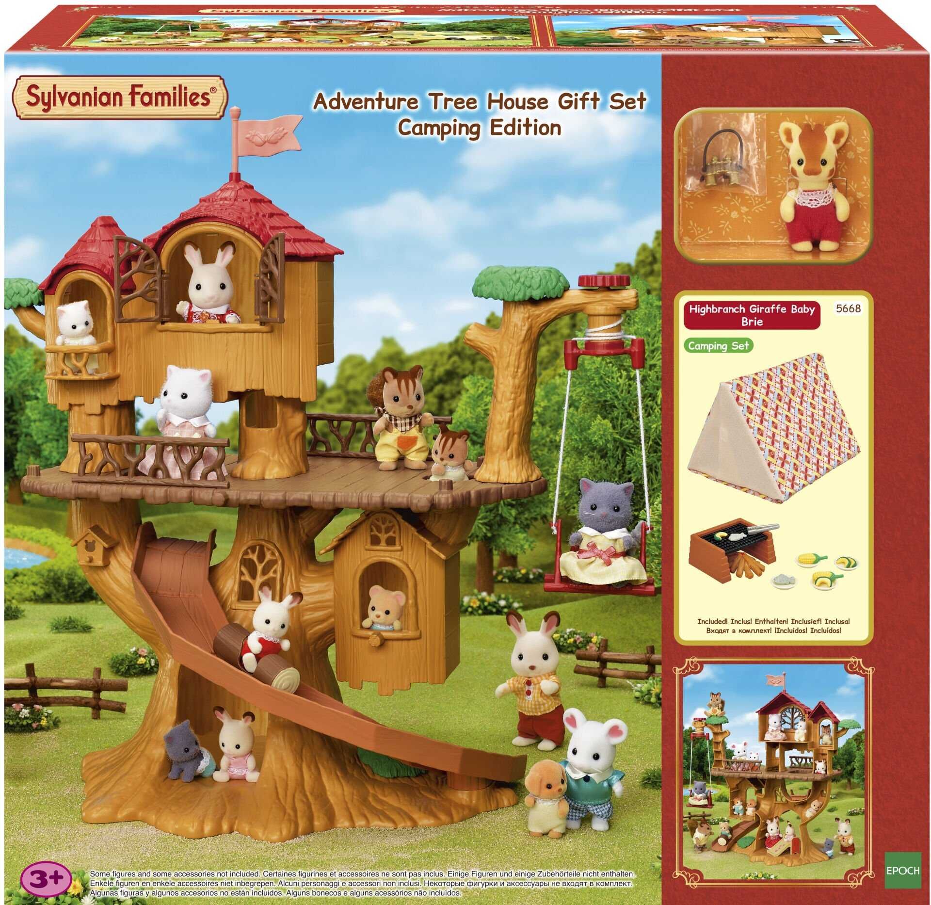 Adore Sylvanian Families Kamp Macerası Ağaç Evi Hediye Seti