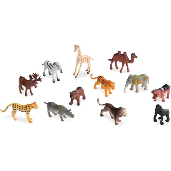 Isabel 60 Parça Tüp İçinde Küçük Oyun Seti Safari