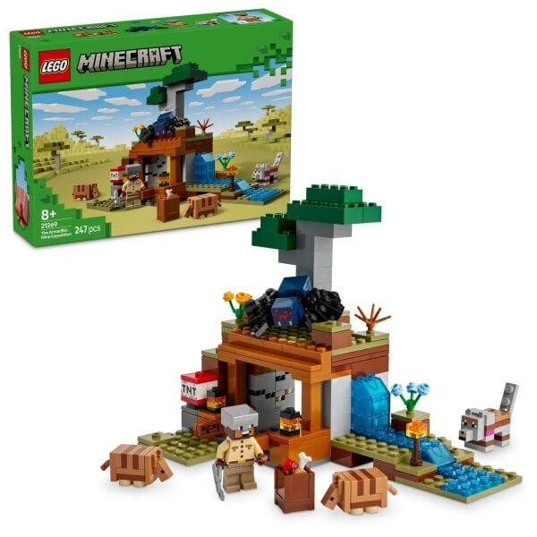Lego MineCraft Armadillo Maden Keşfi  21269