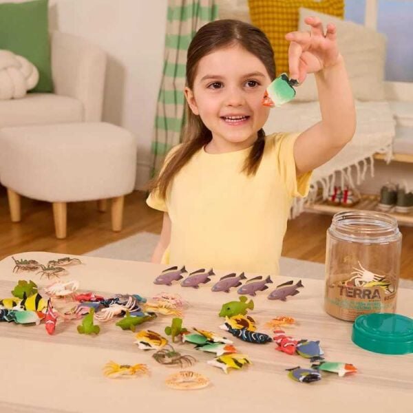 Isabel 60 Parça Tüp İçinde Küçük Oyun Seti Tropika