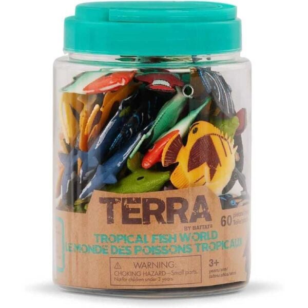 Isabel 60 Parça Tüp İçinde Küçük Oyun Seti Tropika