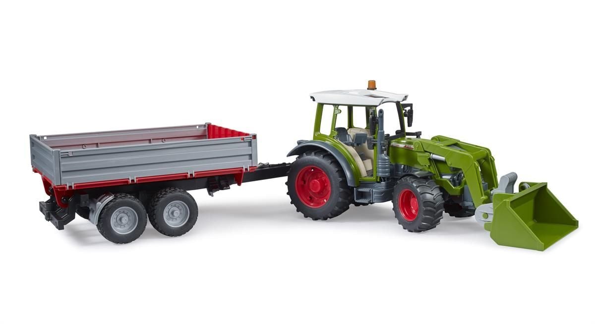 Bruder Fendt Verio 211 Kepçeli Traktör Römork 0218