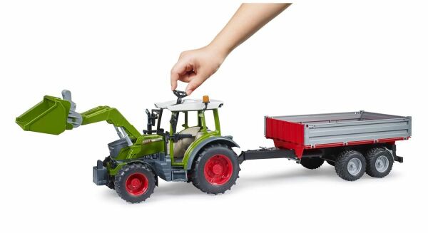 Bruder Fendt Verio 211 Kepçeli Traktör Römork 0218
