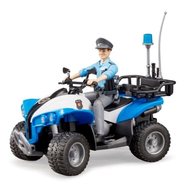 Bruder Atv Polis Aracı, Bayan Polis Memuru, Aksesuarları BR63010