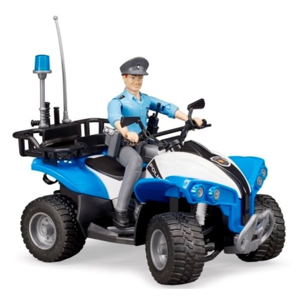 Bruder Atv Polis Aracı, Bayan Polis Memuru, Aksesuarları BR63010