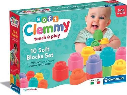 Clementoni Soft Yumuşak Blok Oyun Seti 10 Parça