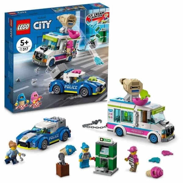 Lego City Dondurma Kamyonu Polis Takibi 60314