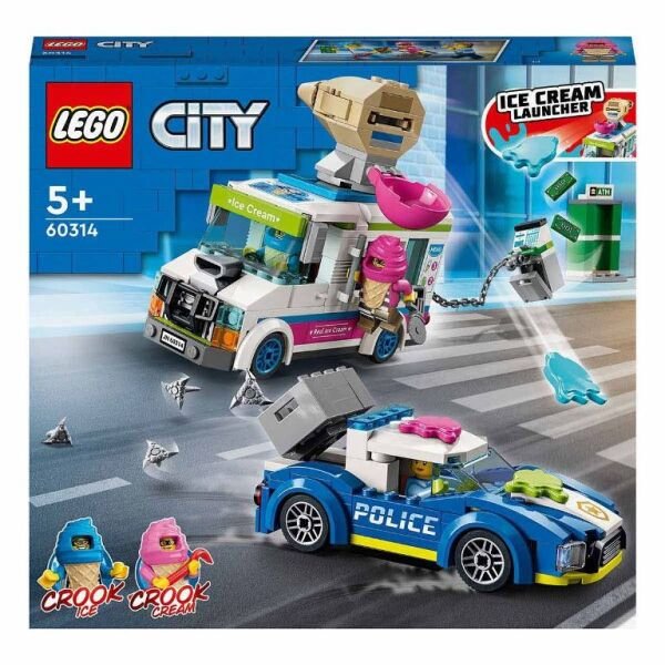 Lego City Dondurma Kamyonu Polis Takibi 60314