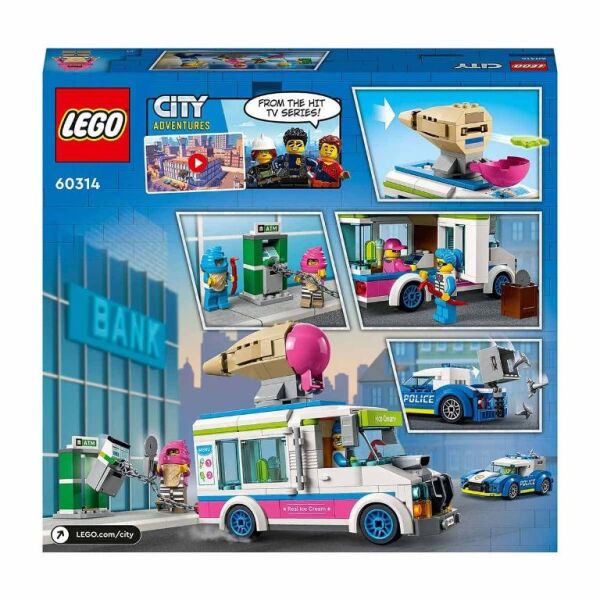 Lego City Dondurma Kamyonu Polis Takibi 60314