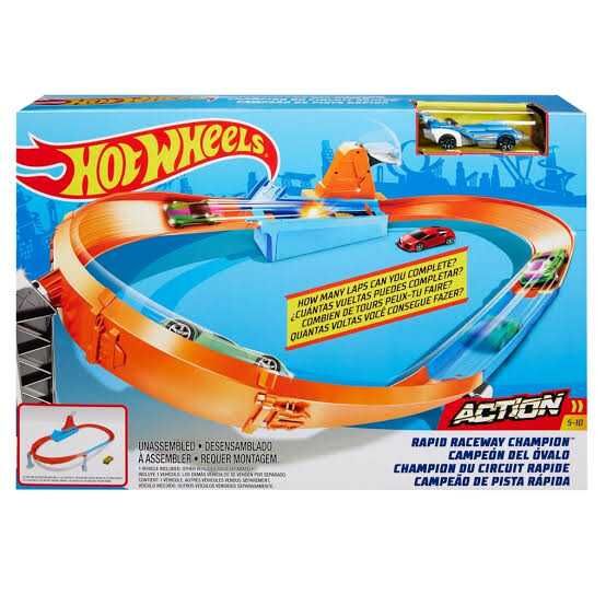 Mattel Hot Wheels Rapid Raceway Şampiyon GJM75