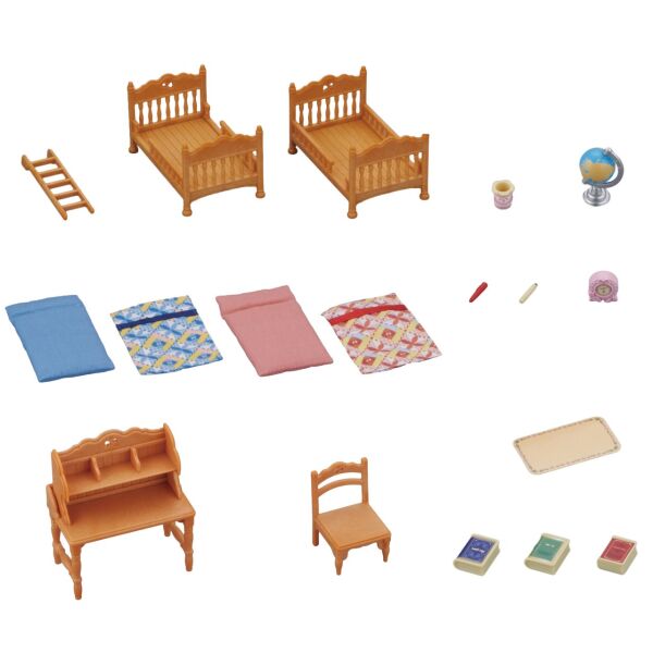 Adore Sylvanian Familian Çocuk Yatak Oda Seti 5338