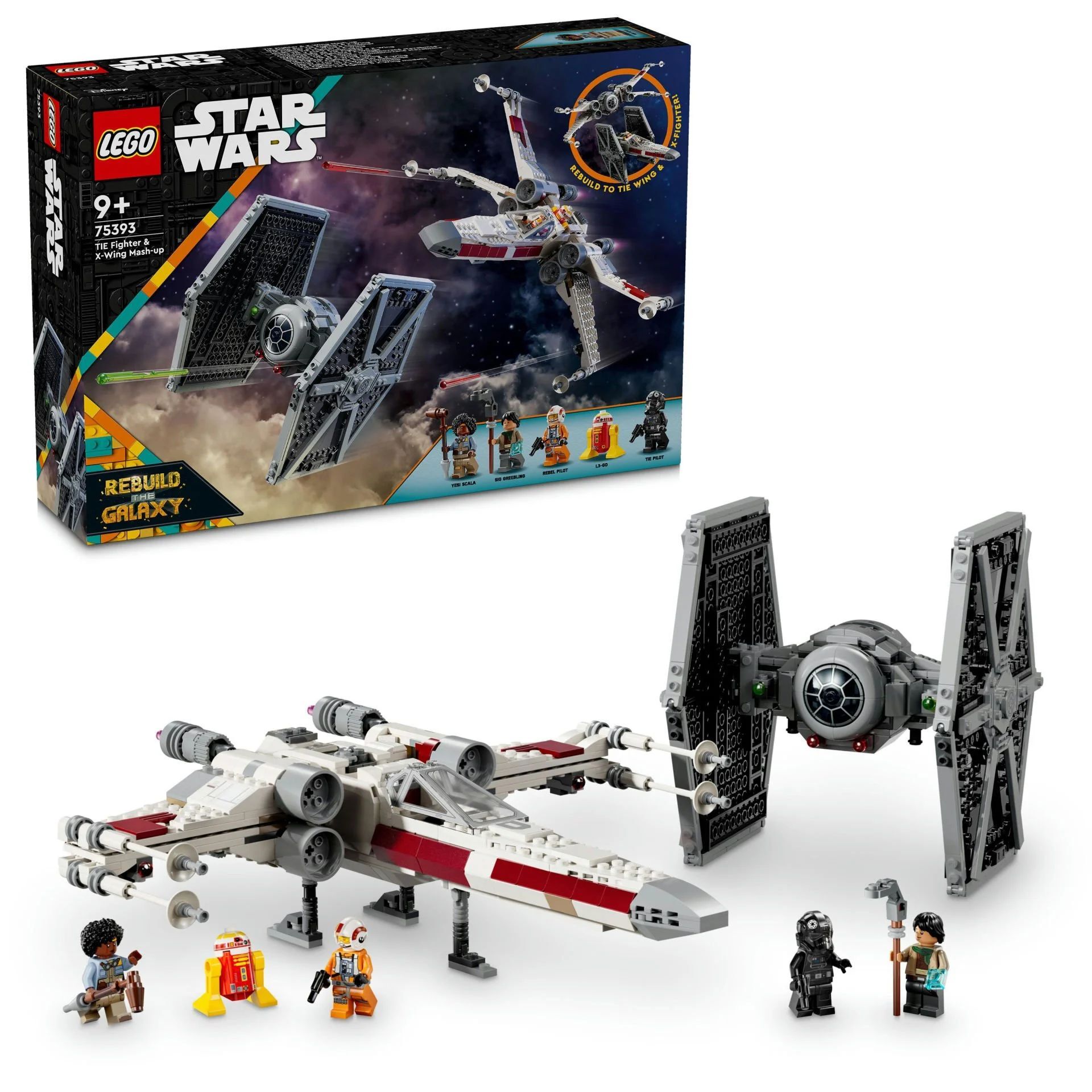 Lego Star Wars TIE Fighter ve X-Wing 75393