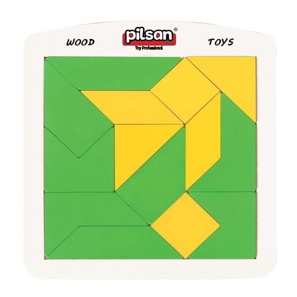 Pilsan Desen Kartlı Tangram 02015
