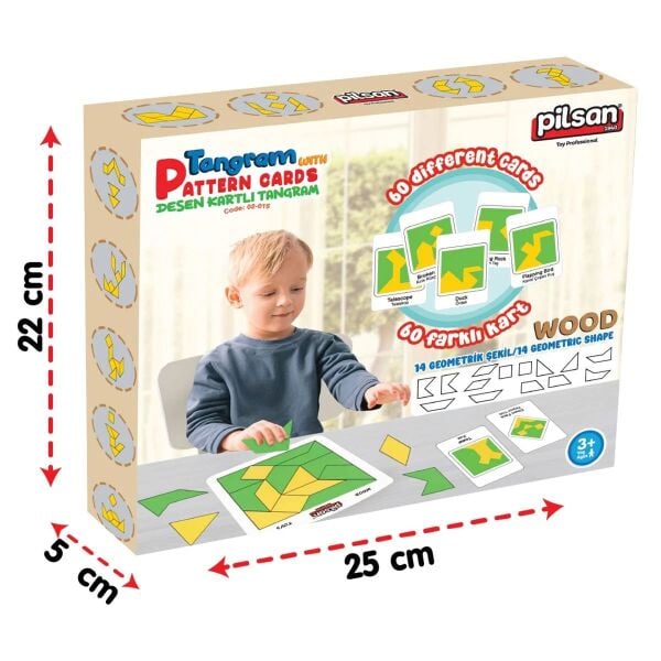 Pilsan Desen Kartlı Tangram 02015