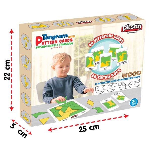 Pilsan Desen Kartlı Tangram 02015