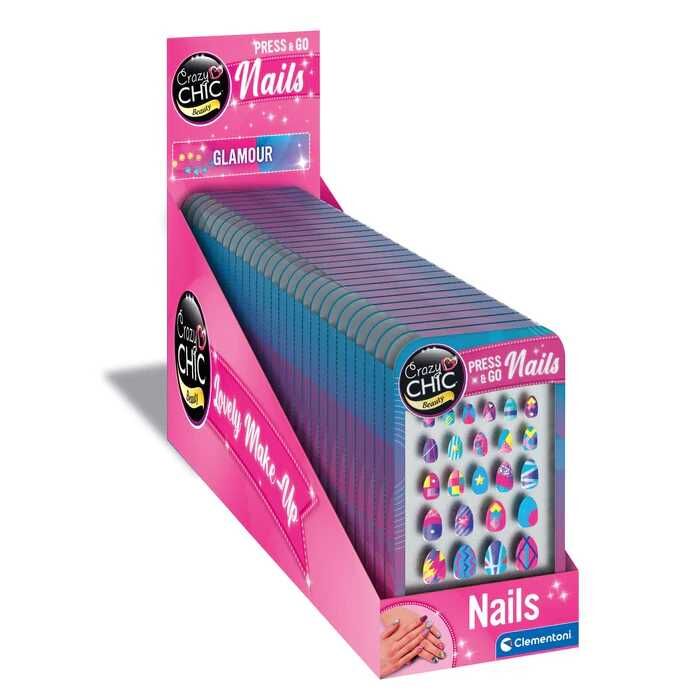 Clementoni Crazy Chic Tak&Git Tırnaklar Rengarenk